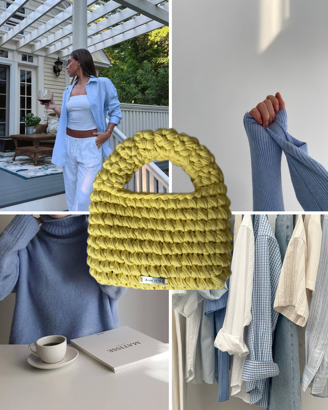 MUSHROOM Handbag -Sunshine Yellow