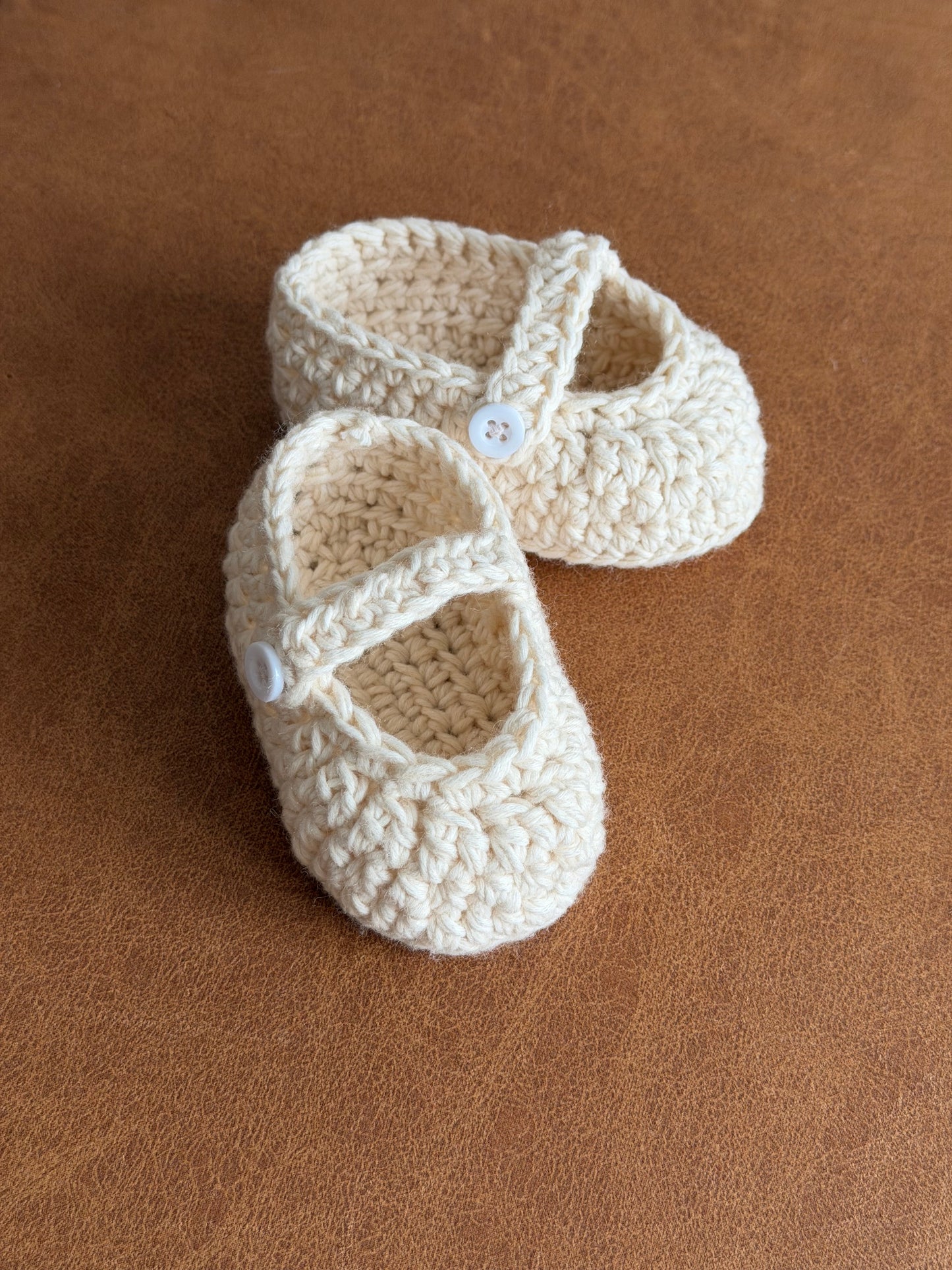 Crochet Baby Slippers -3 Colors
