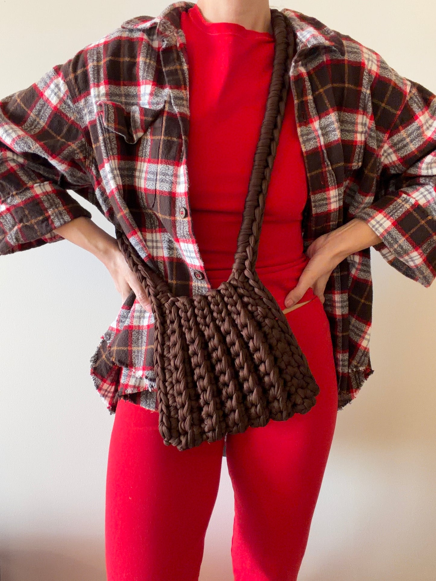CROSSBODY Bag - Chocolate Brown