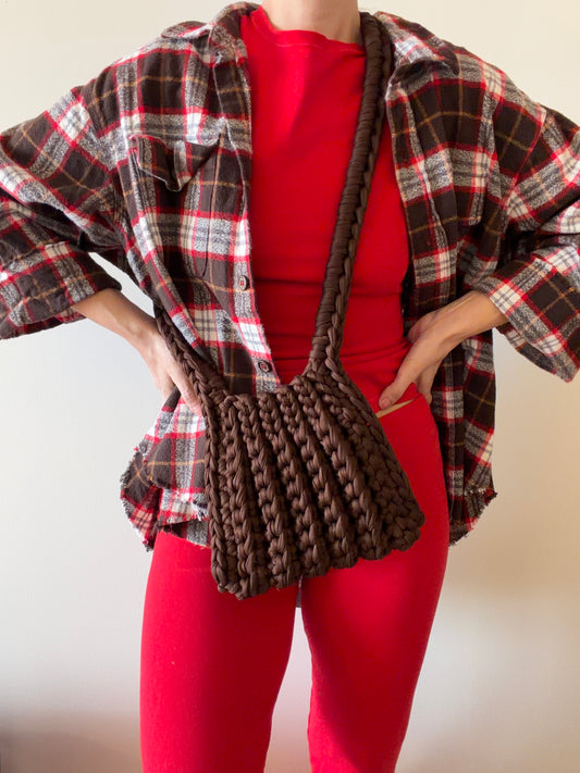 CROSSBODY Bag - Chocolate Brown