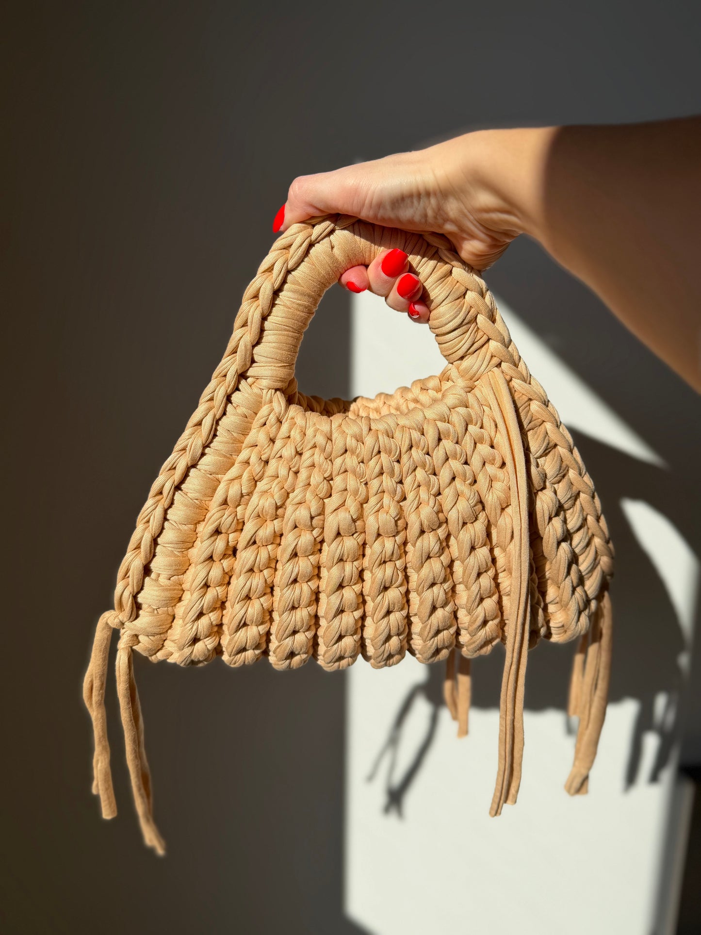 CLEO Handbag - Khaki Beige