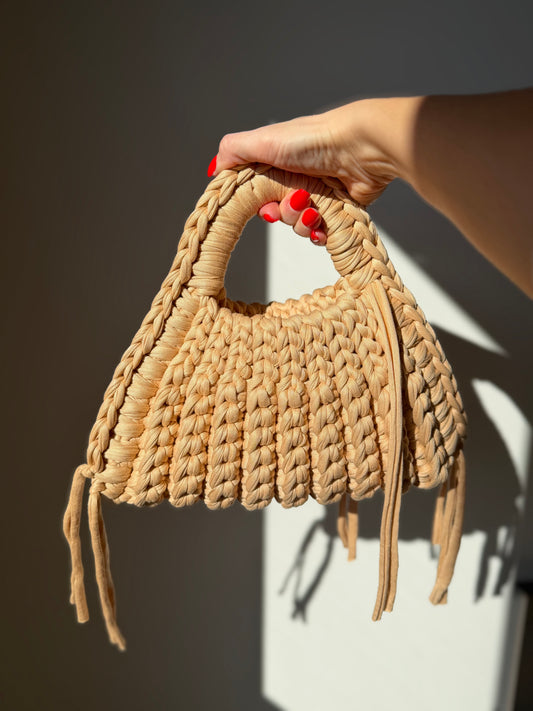 CLEO Handbag - Khaki Beige