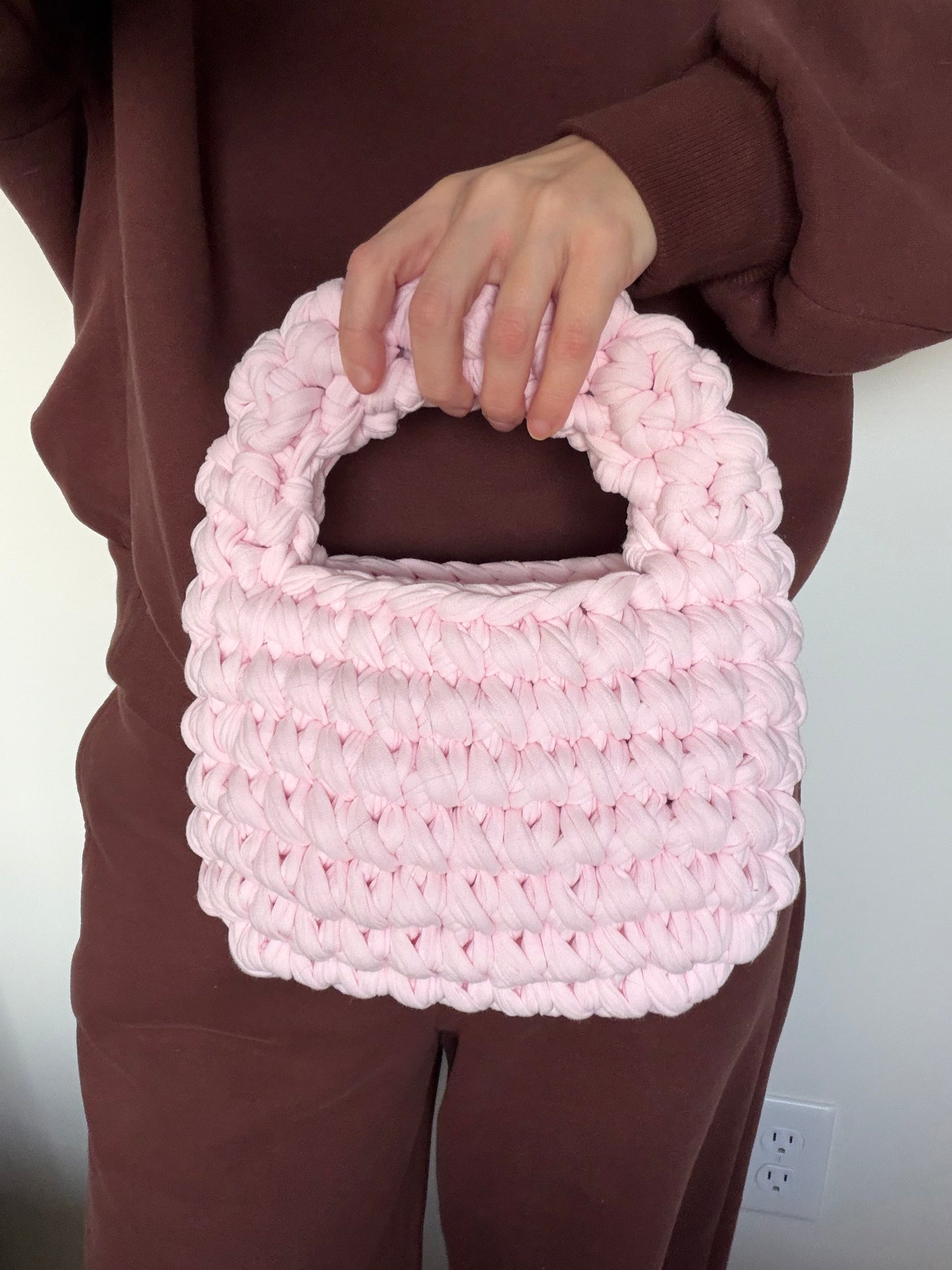 MUSHROOM Bag - Blush Pink
