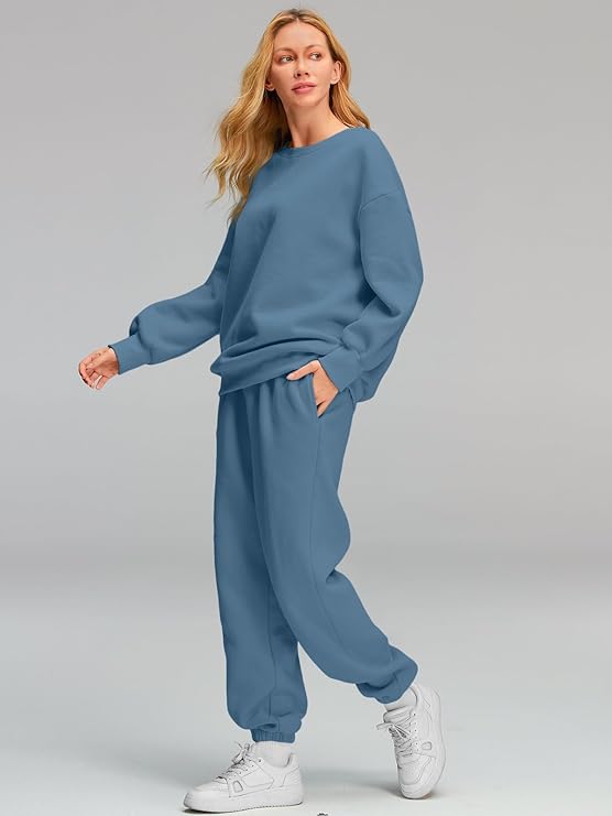 Oversized Crewneck and Sweatpants Set
