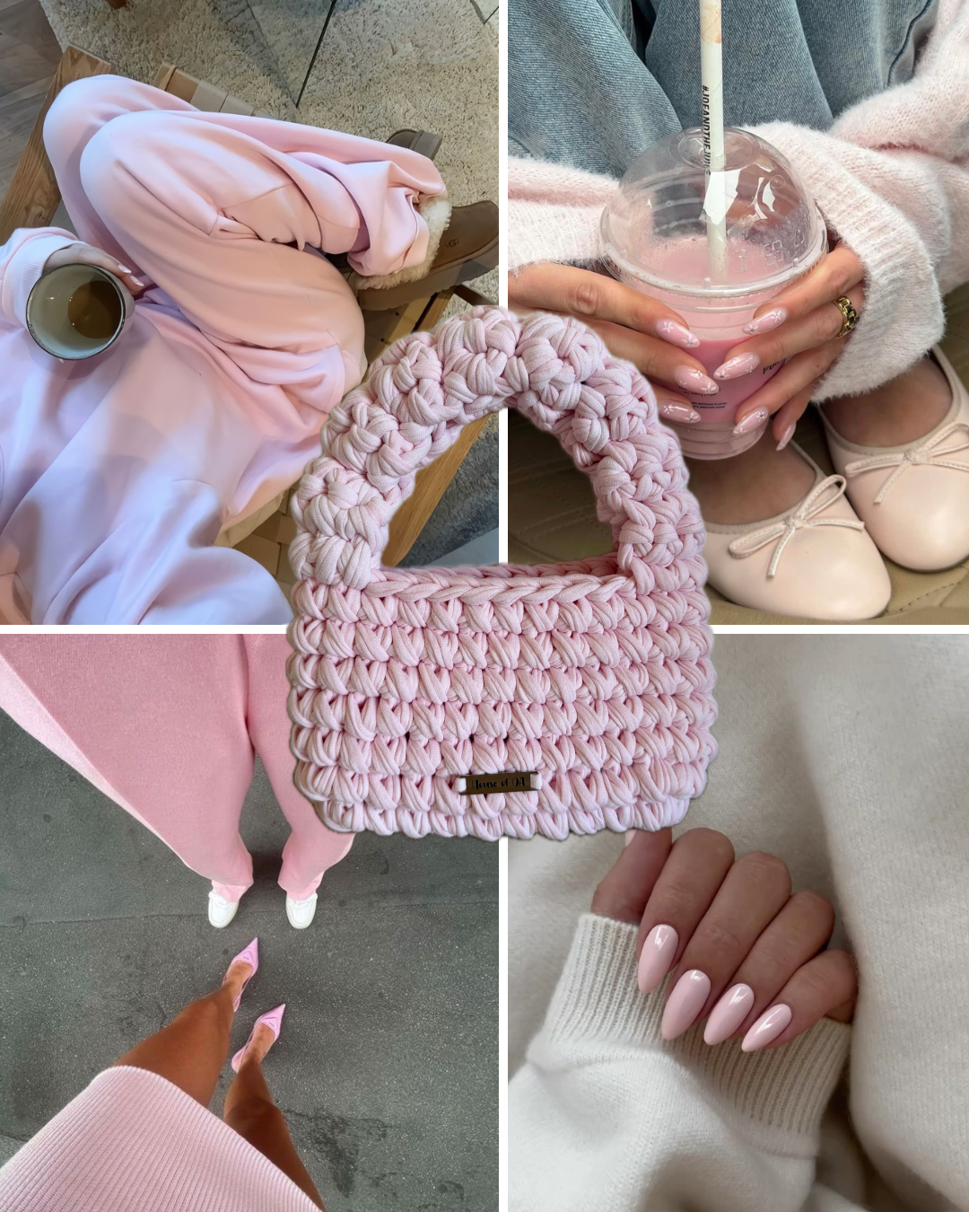 MUSHROOM Bag in Light Pink