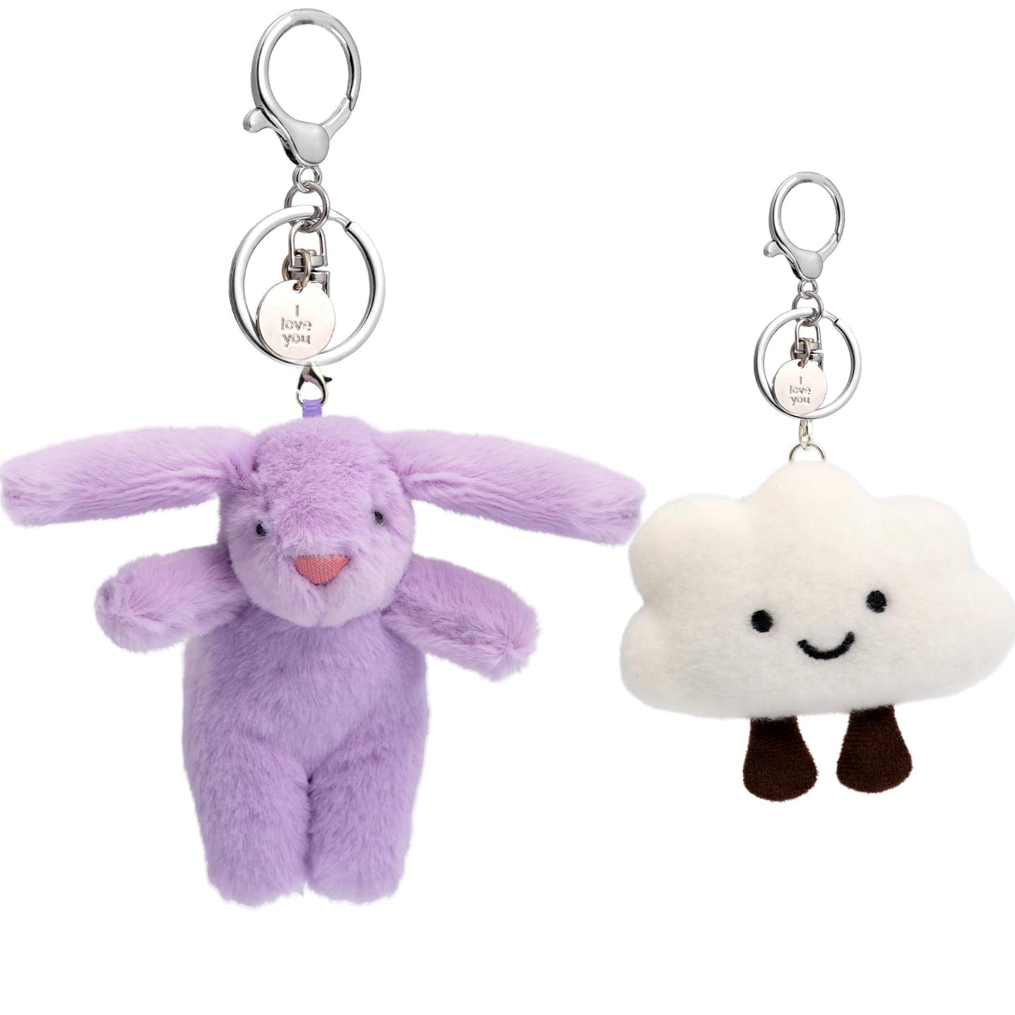 Bunny Plush Rabbit Key Chain