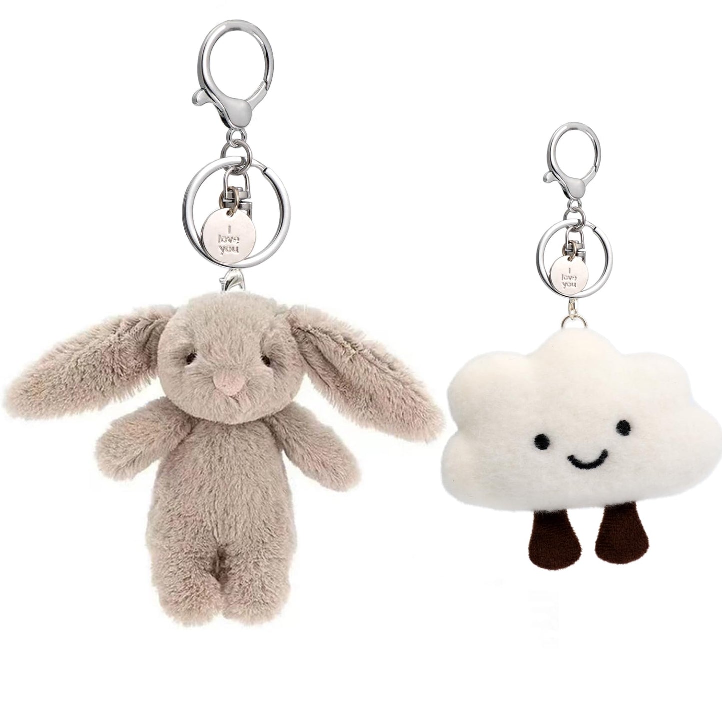 Bunny Plush Rabbit Key Chain