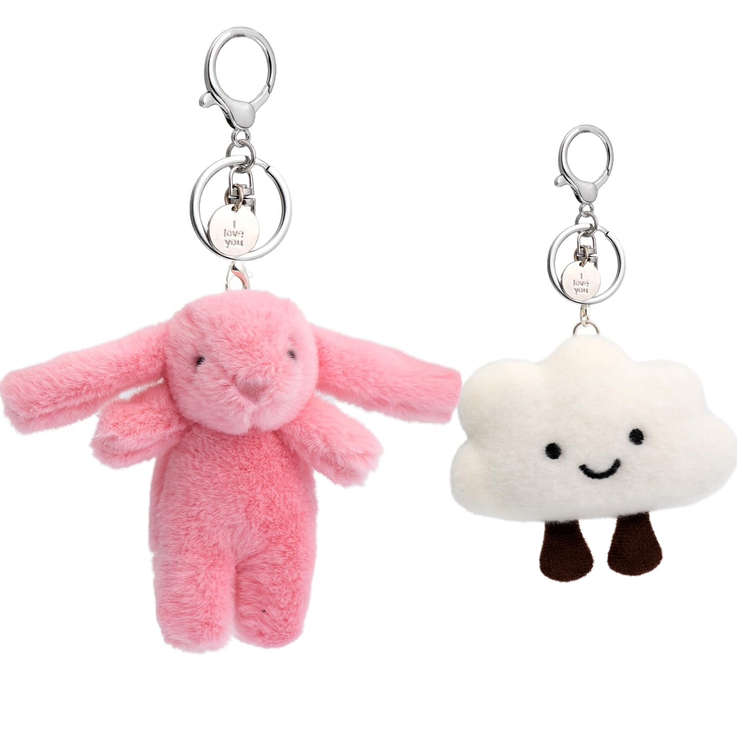 Bunny Plush Rabbit Key Chain