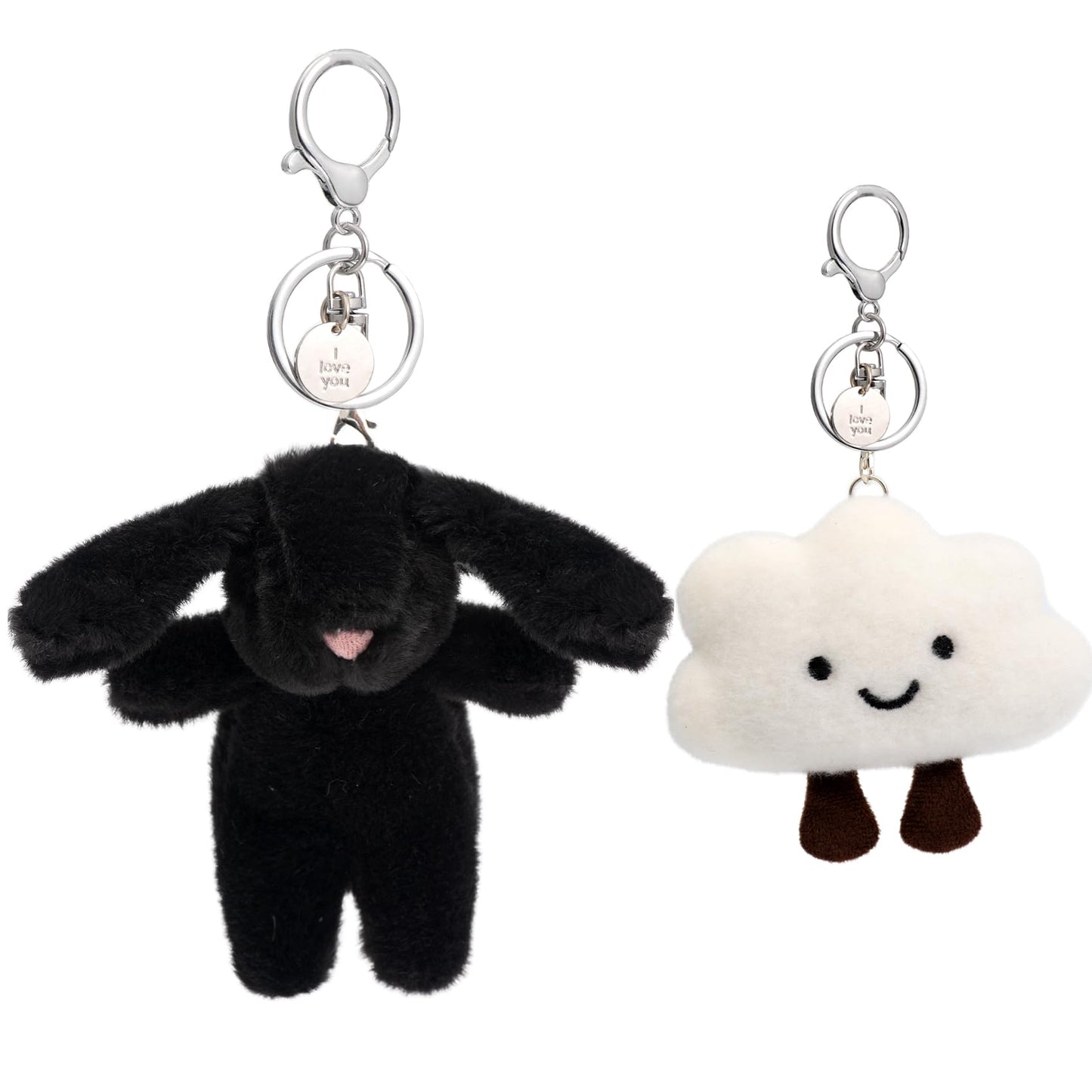 Bunny Plush Rabbit Key Chain
