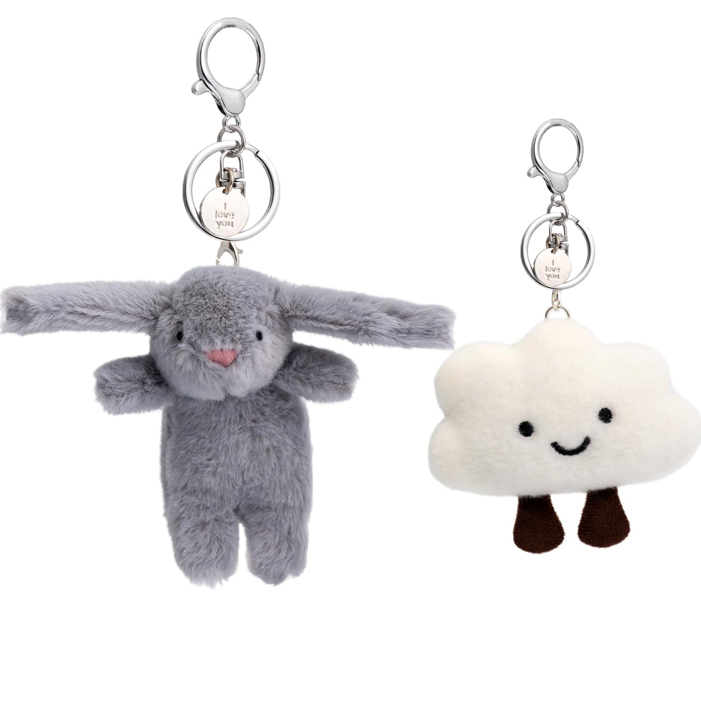 Bunny Plush Rabbit Key Chain