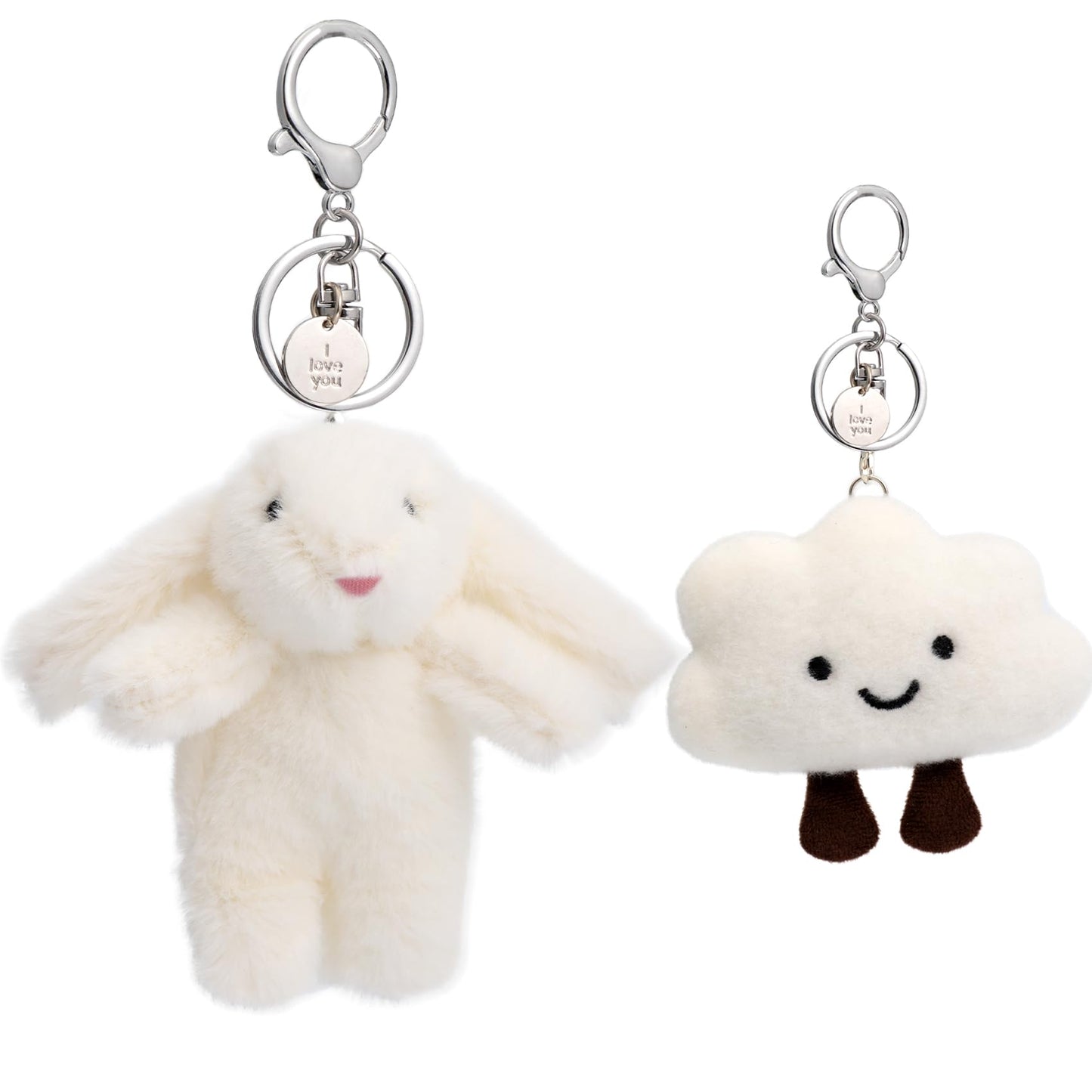 Bunny Plush Rabbit Key Chain