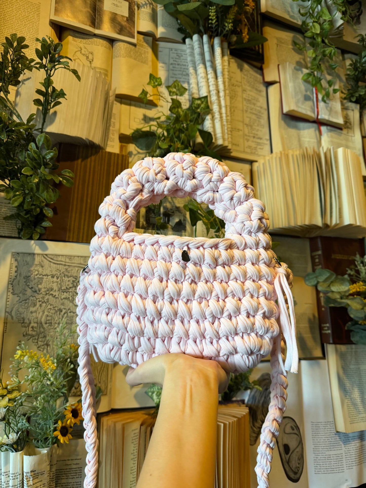 MUSHROOM Bag - Blush Pink