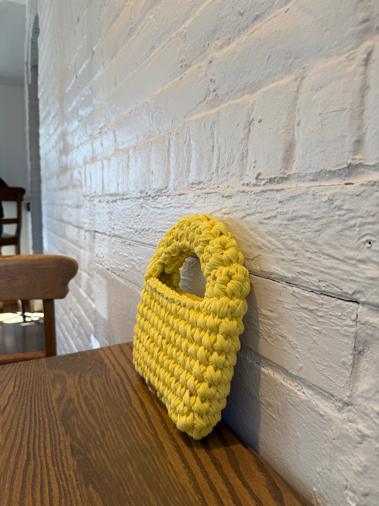 MUSHROOM Handbag -Sunshine Yellow