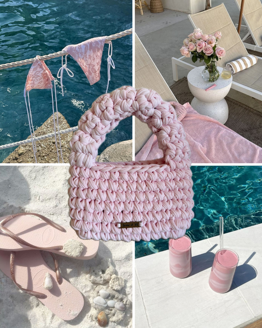 MUSHROOM Bag in Light Pink