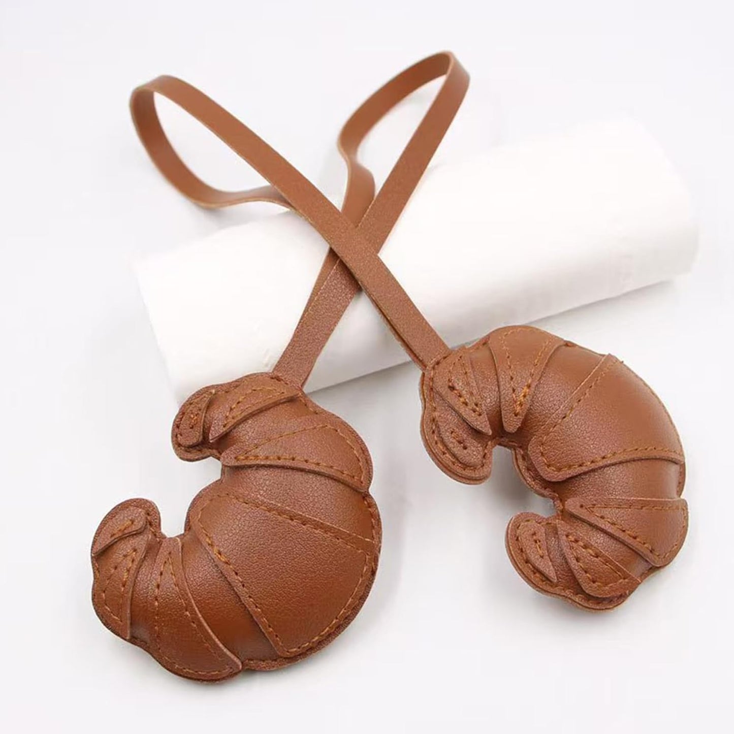 Croissant Bag Charm