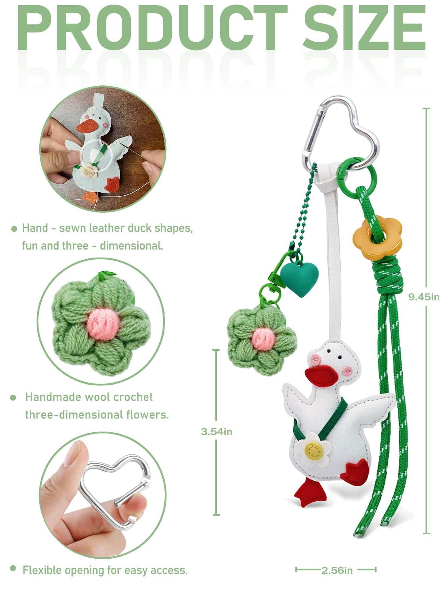 Personality Bag Charm Cluster