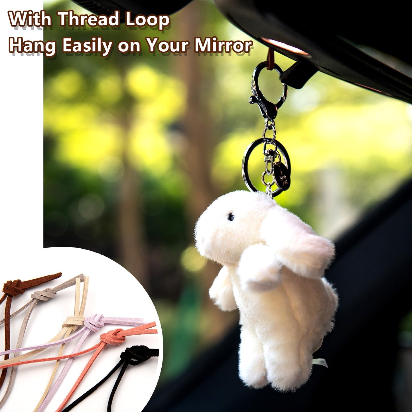 Bunny Plush Rabbit Key Chain