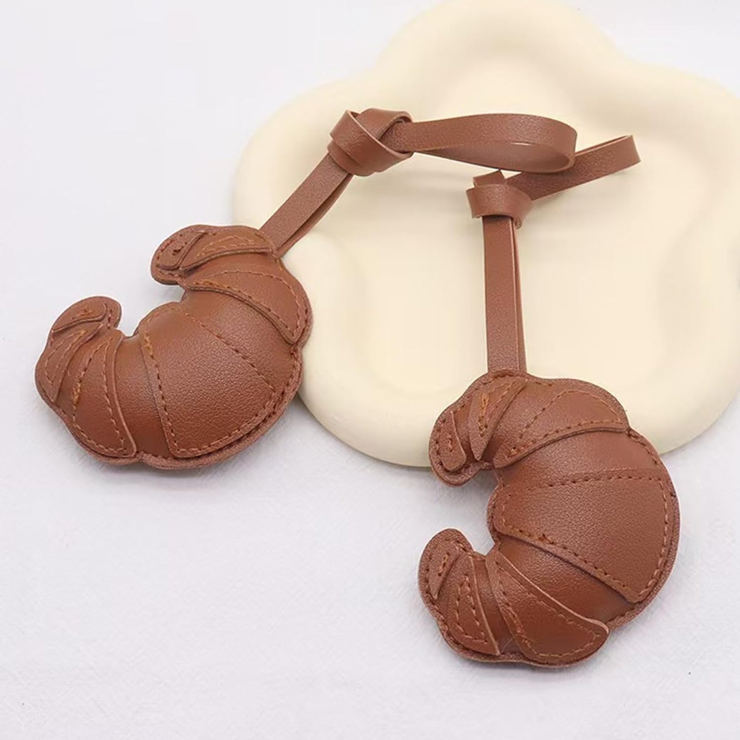 Croissant Bag Charm