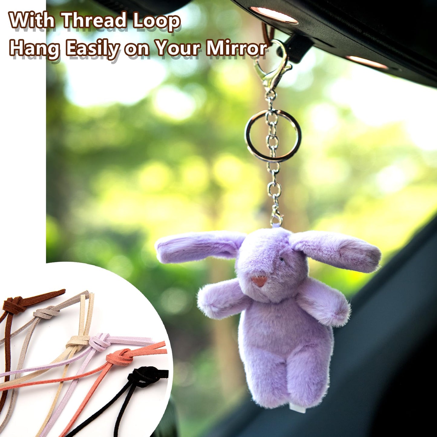 Bunny Plush Rabbit Key Chain