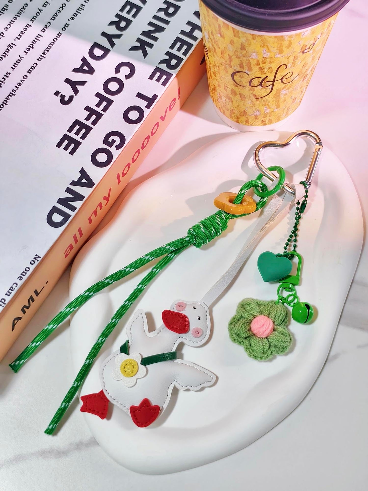 Personality Bag Charm Cluster