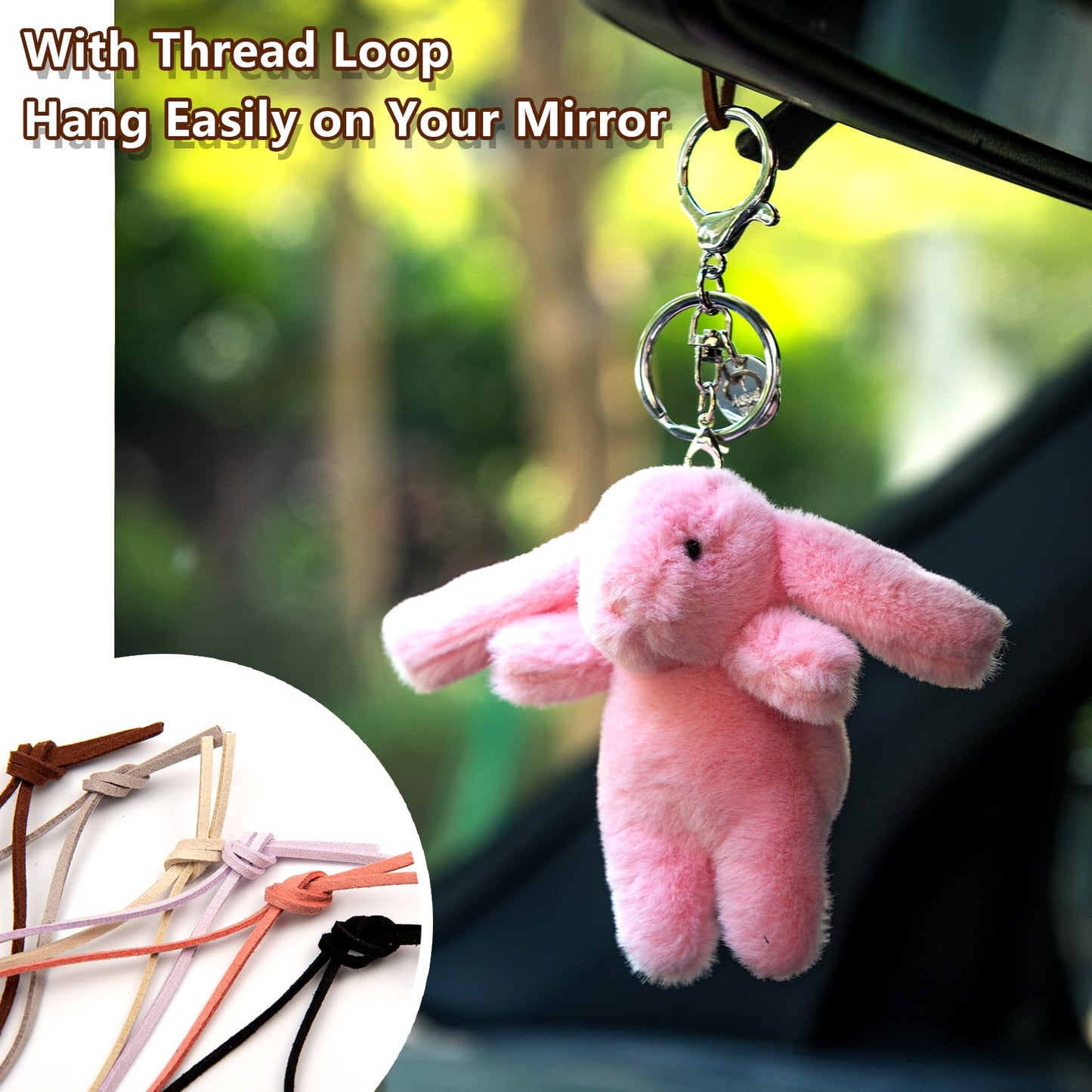 Bunny Plush Rabbit Key Chain