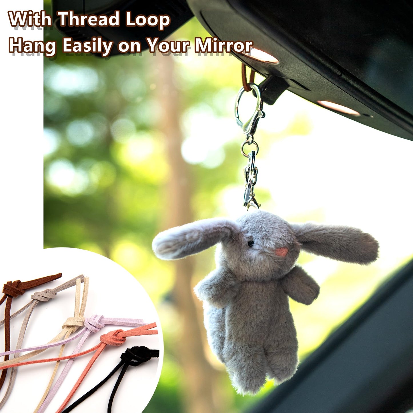 Bunny Plush Rabbit Key Chain