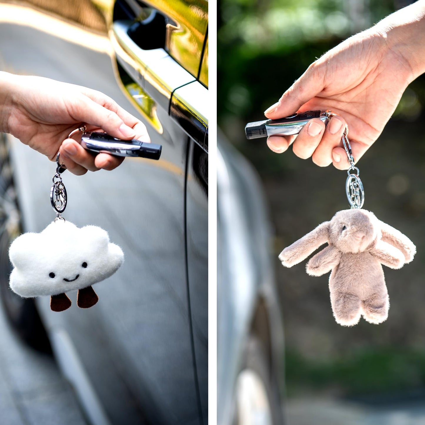 Bunny Plush Rabbit Key Chain