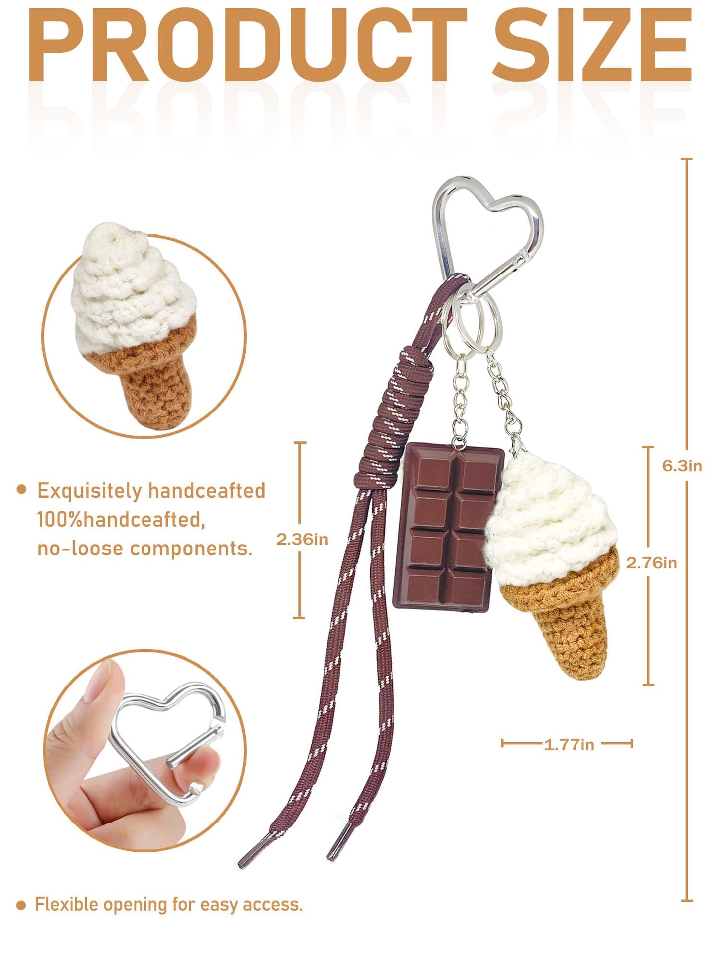 Personality Bag Charm Cluster
