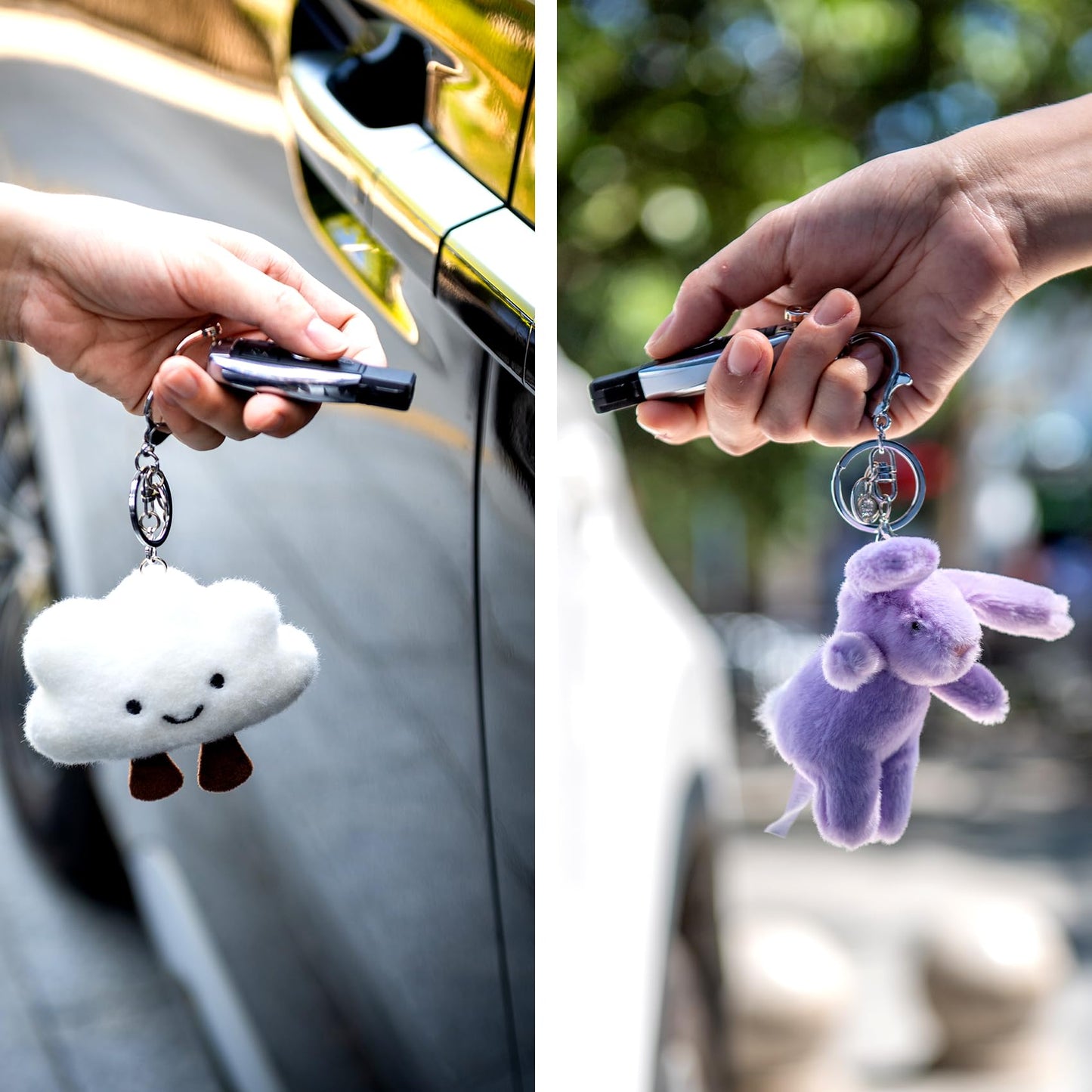 Bunny Plush Rabbit Key Chain