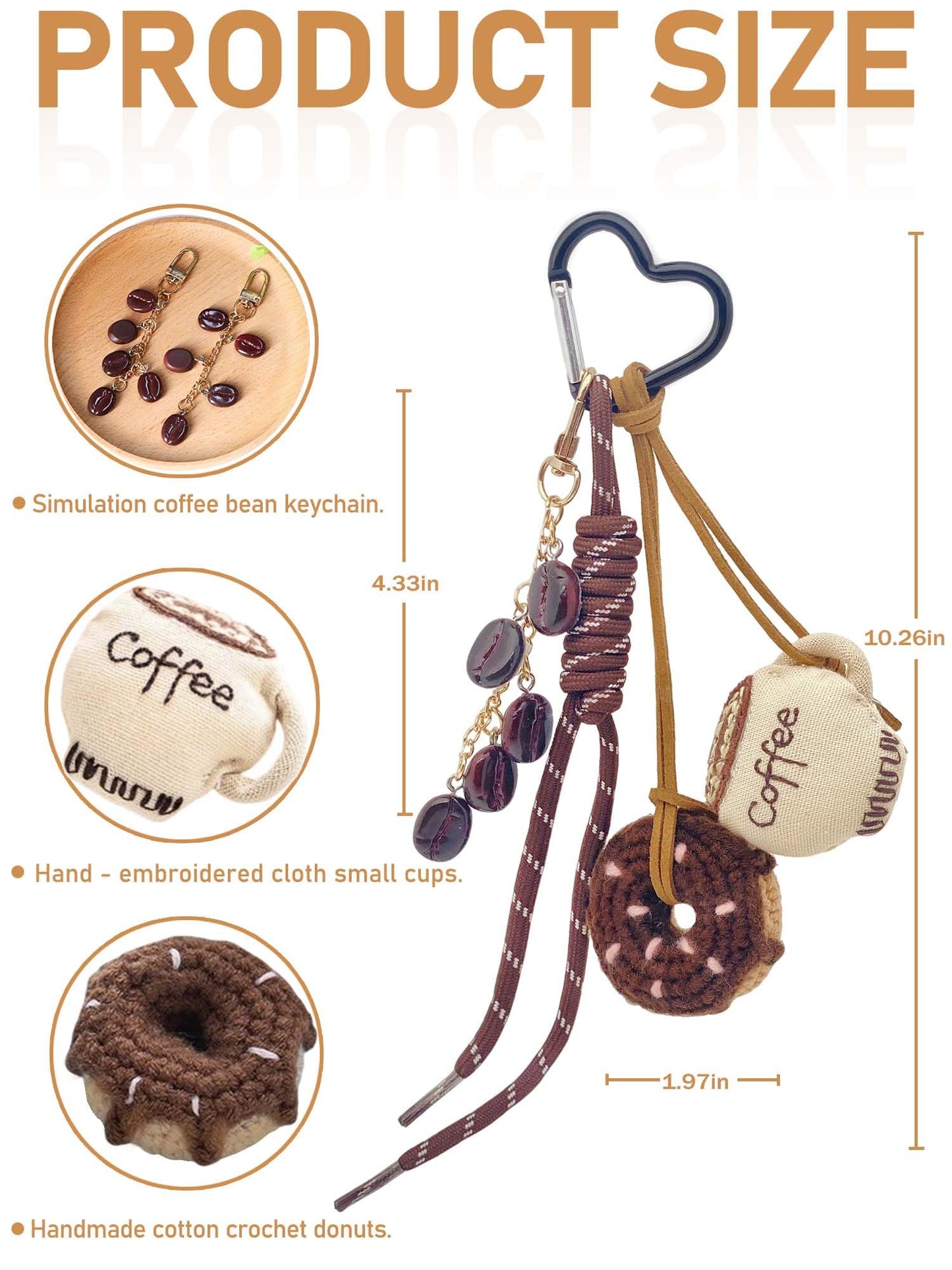 Personality Bag Charm Cluster