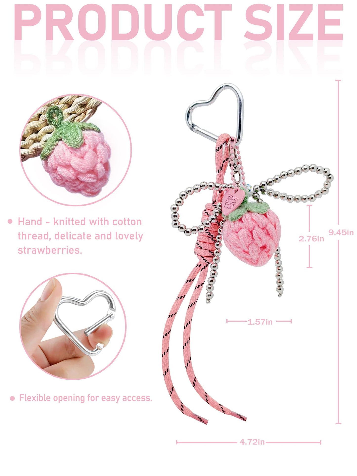 Personality Bag Charm Cluster