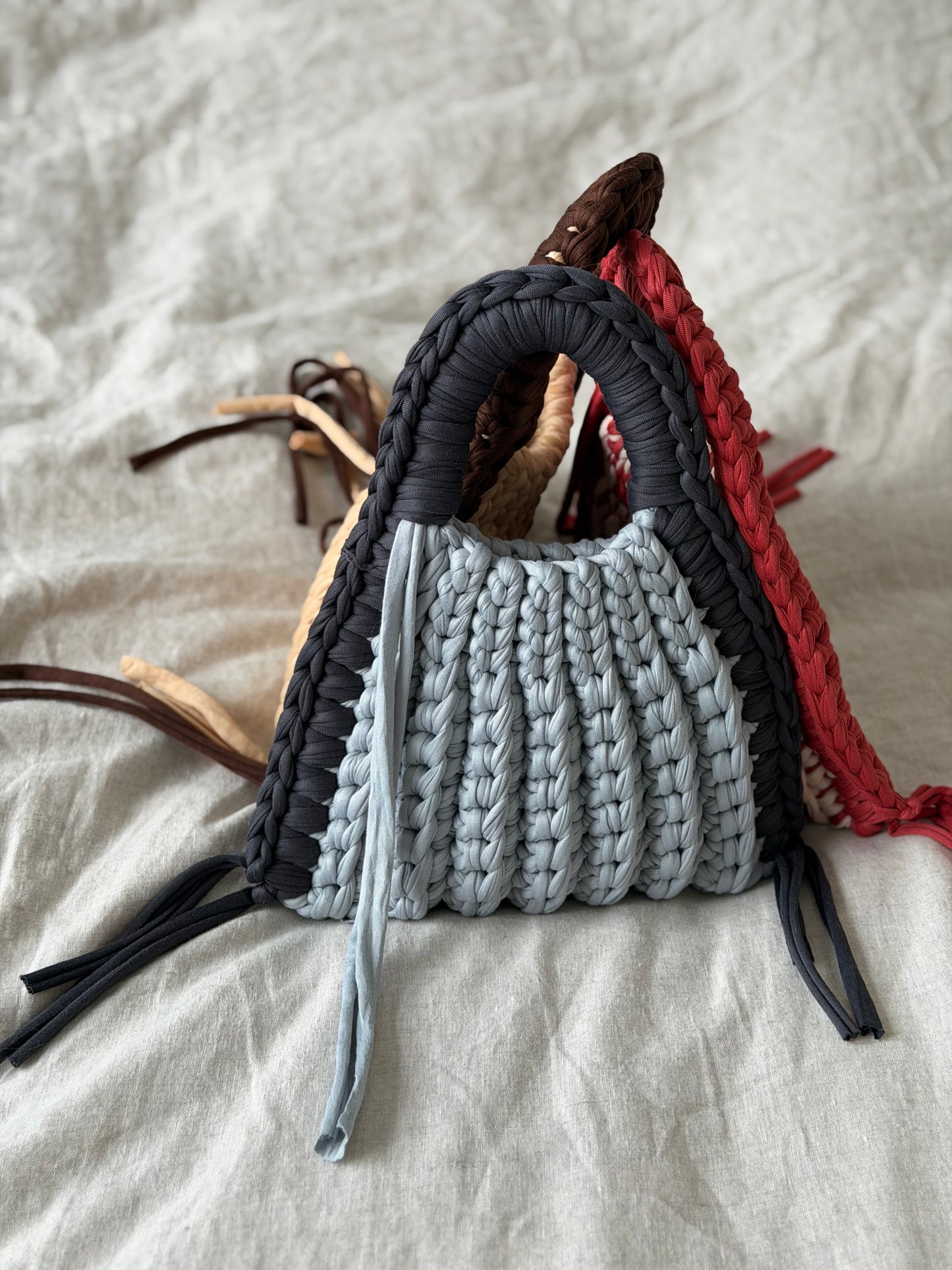 CLEO Handbag - Denim Blue Block