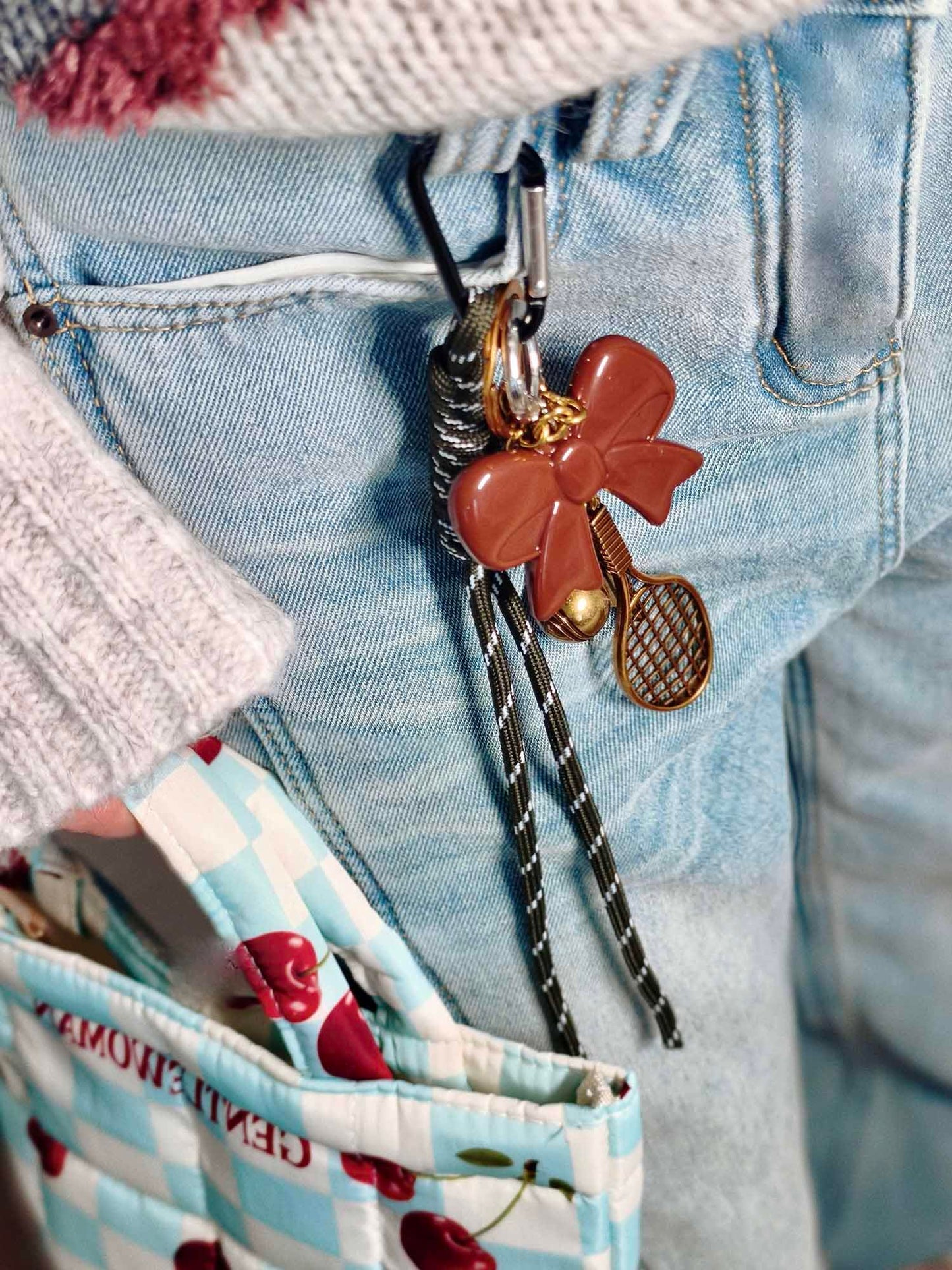 Personality Bag Charm Cluster