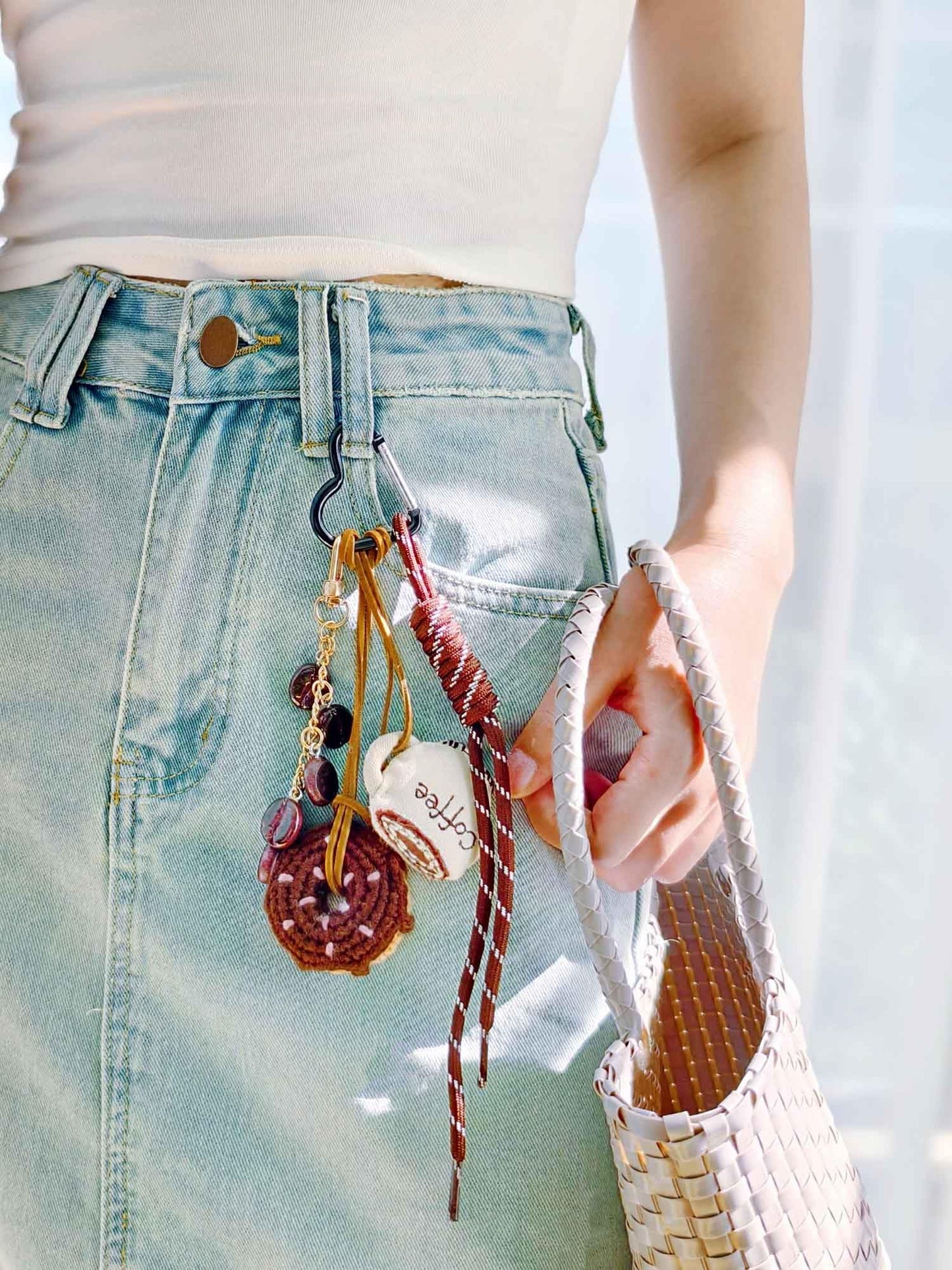 Personality Bag Charm Cluster