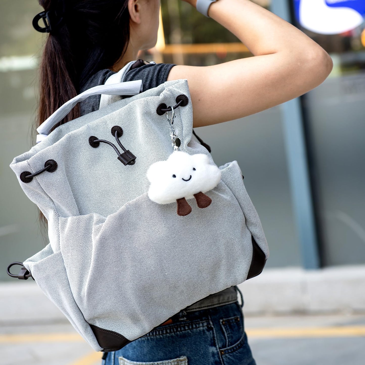 Bunny Plush Rabbit Key Chain