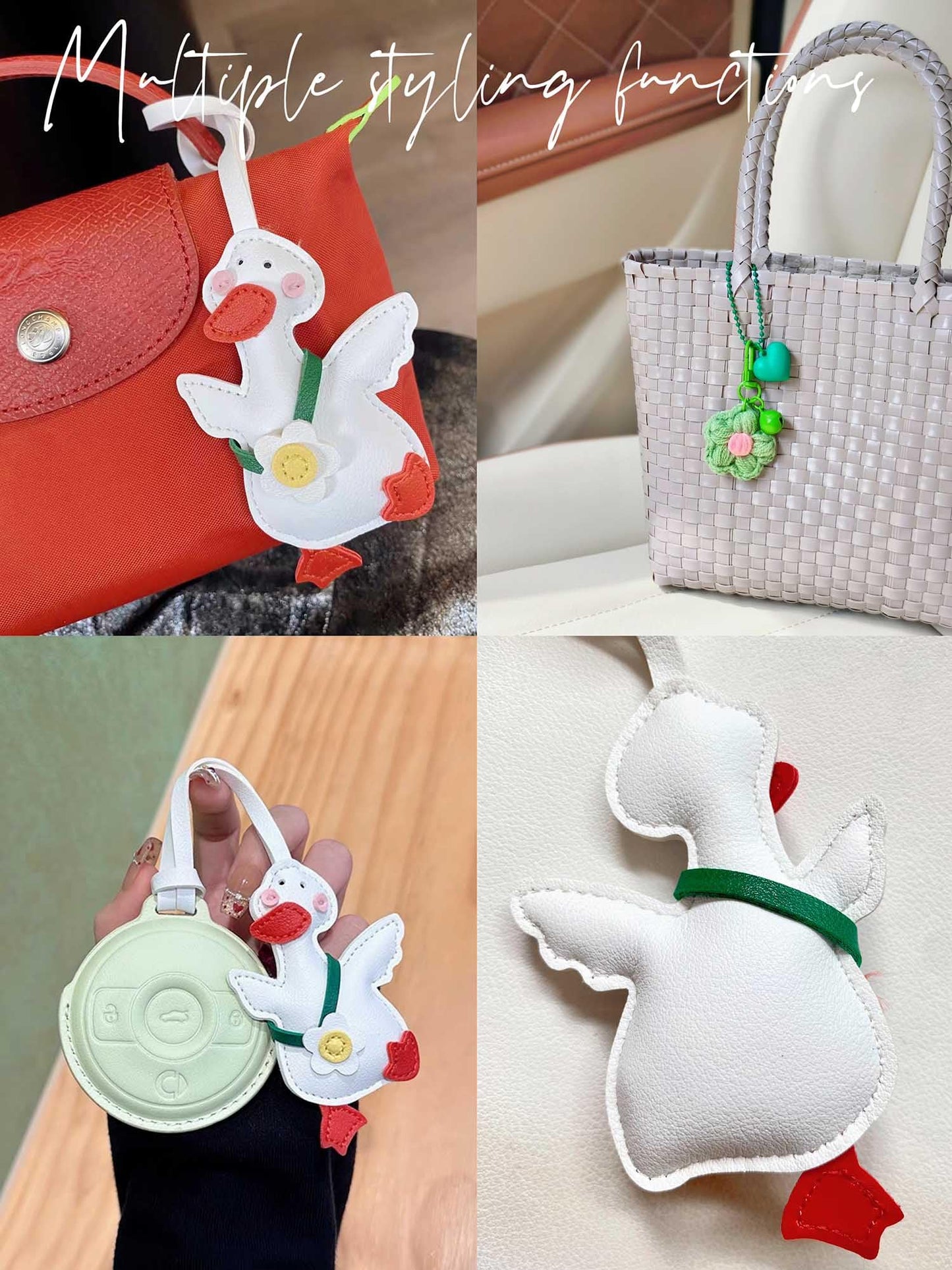 Personality Bag Charm Cluster