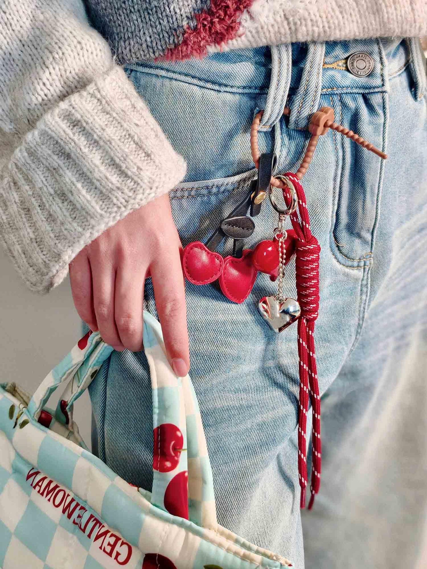 Personality Bag Charm Cluster