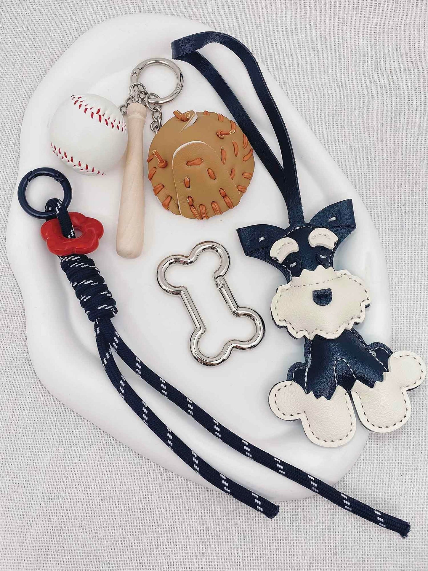Personality Bag Charm Cluster