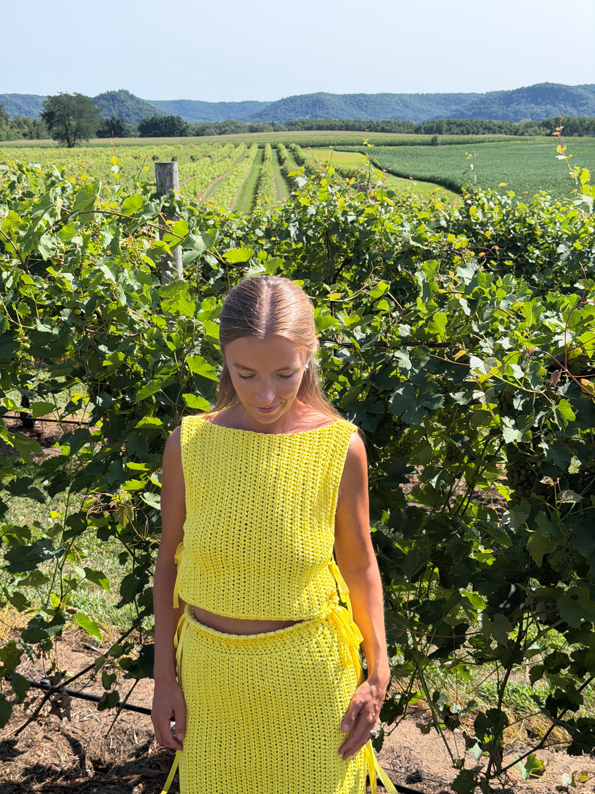Cotton High Neck Top