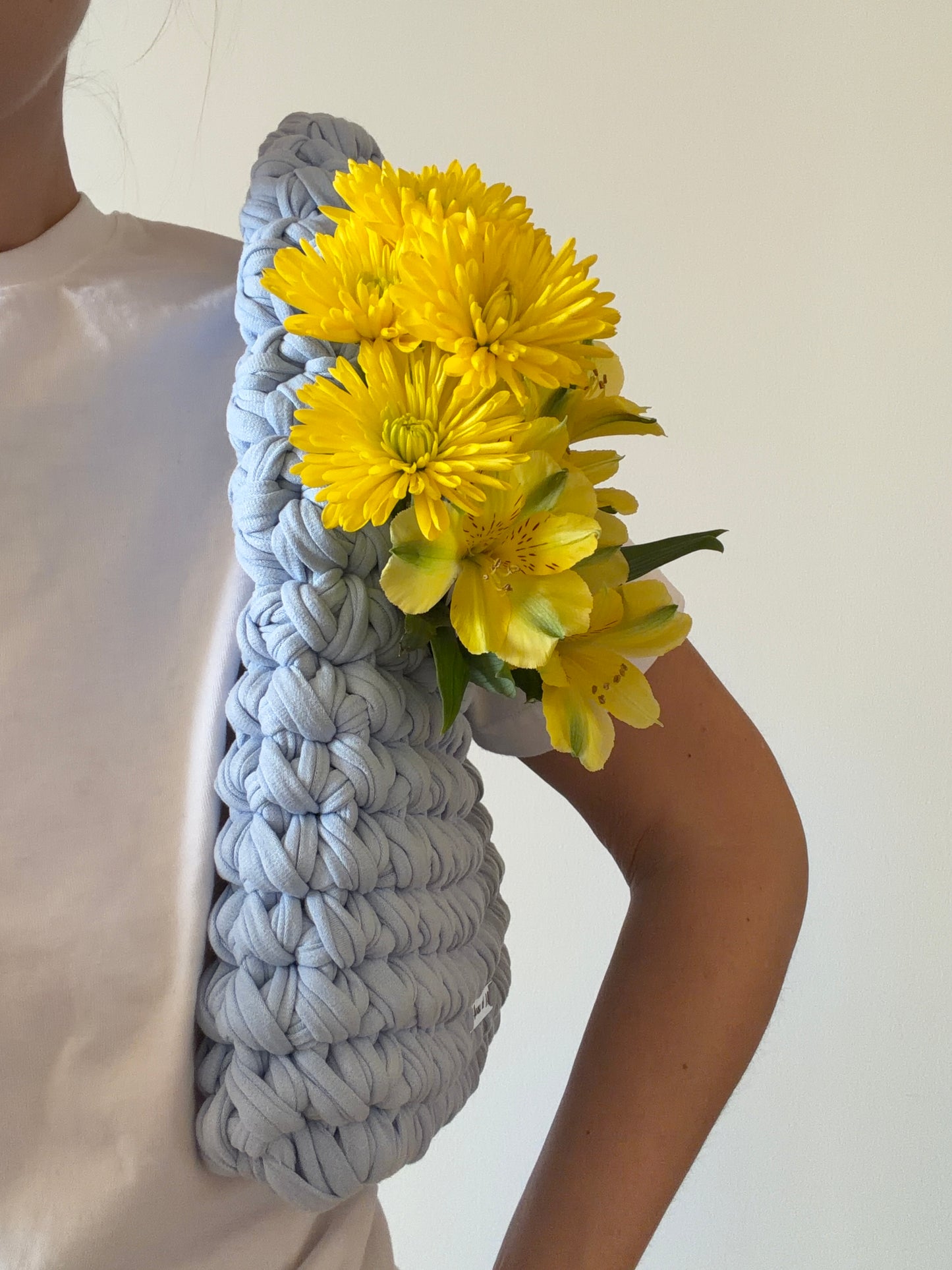 MUSHROOM Shoulder Bag - Baby Blue