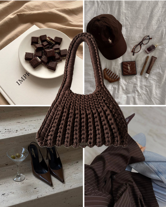 CLEO Shoulder Bag - Chocolate Brown