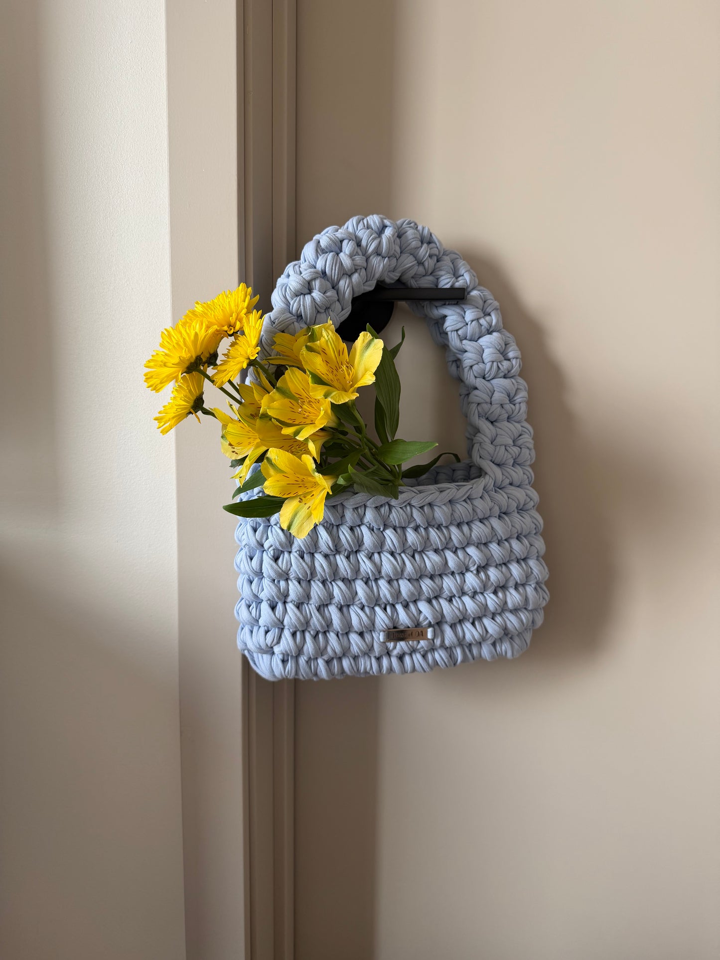 MUSHROOM Shoulder Bag - Baby Blue