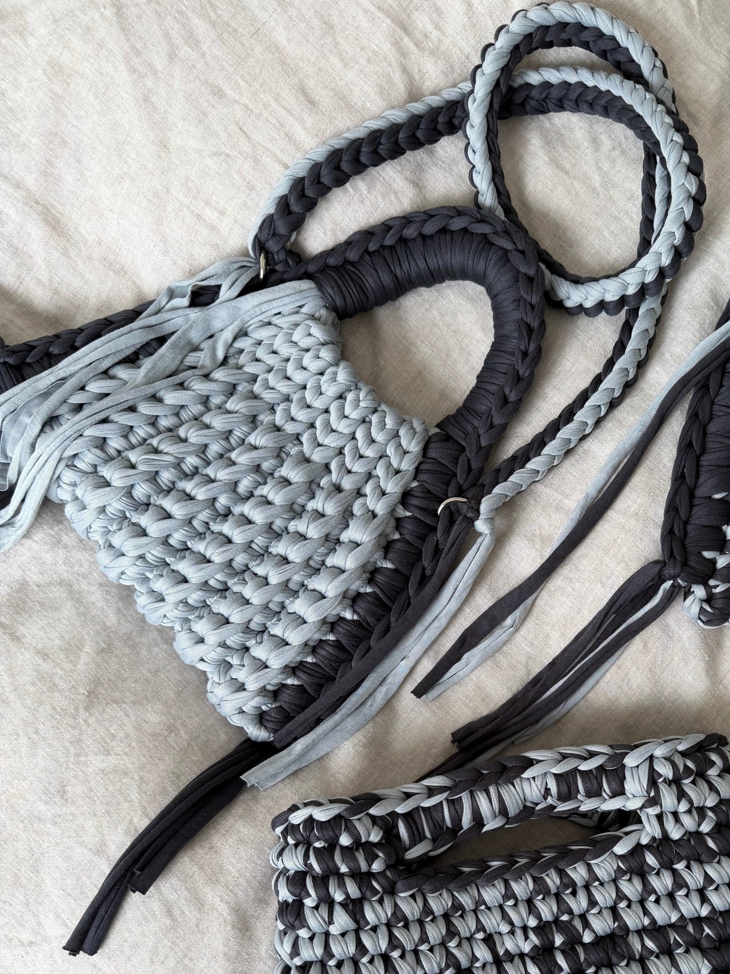 CLEO Handbag - Denim Blue Block