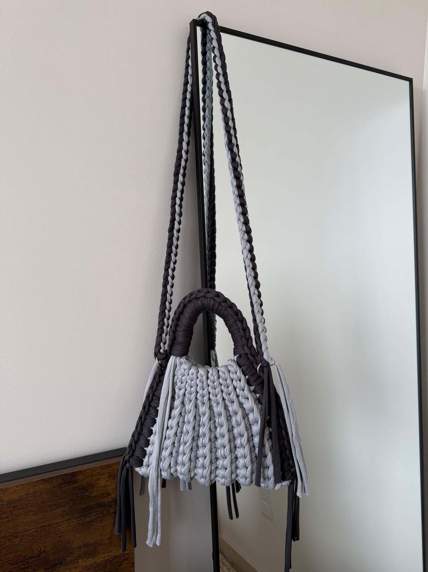 CLEO Handbag - Denim Blue Block