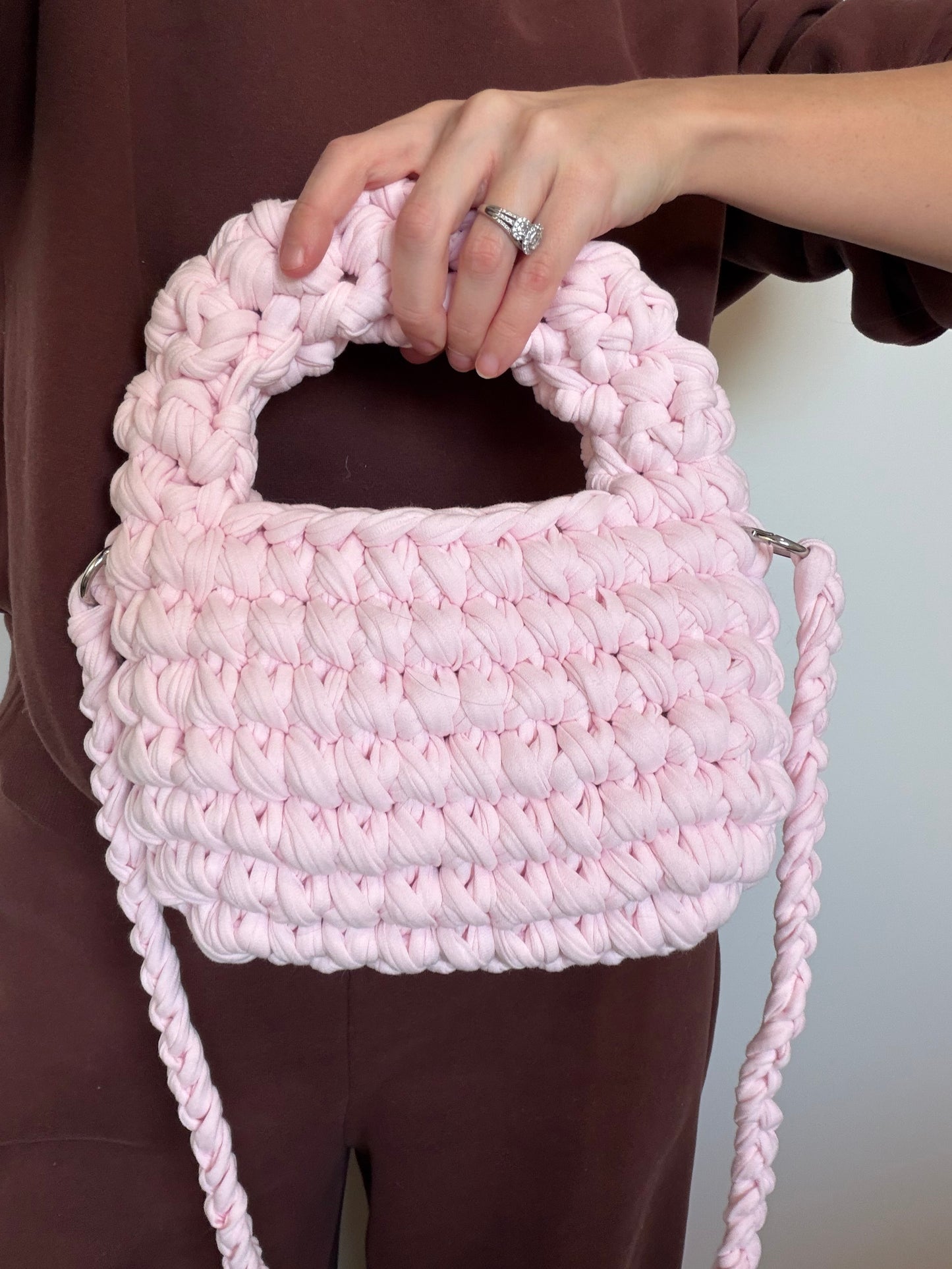MUSHROOM Bag - Blush Pink