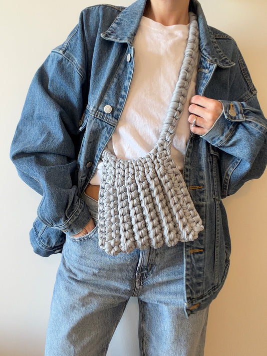CROSSBODY Bag - Light Gray