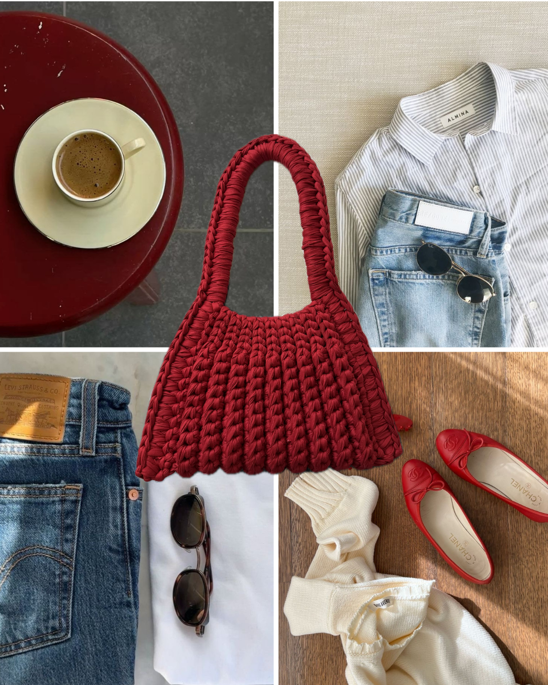 CLEO Shoulder Bag - Classic Red