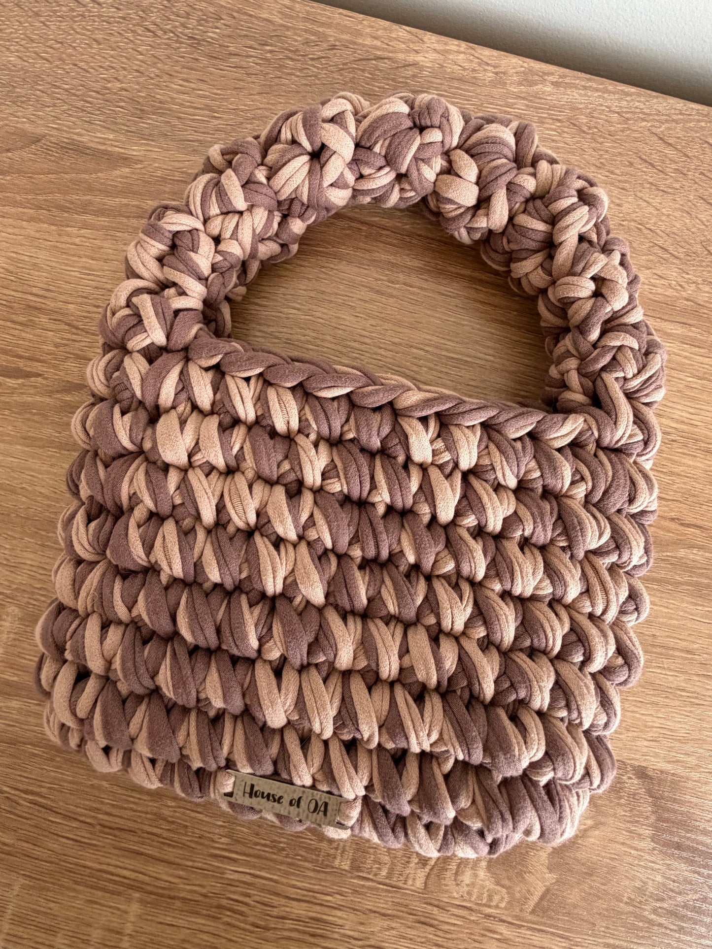 Mini MUSHROOM Handbag - Brown