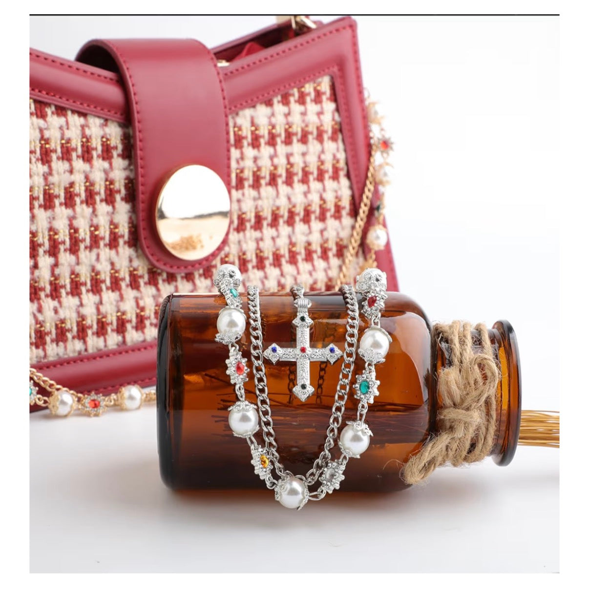 Cross Purse Chain