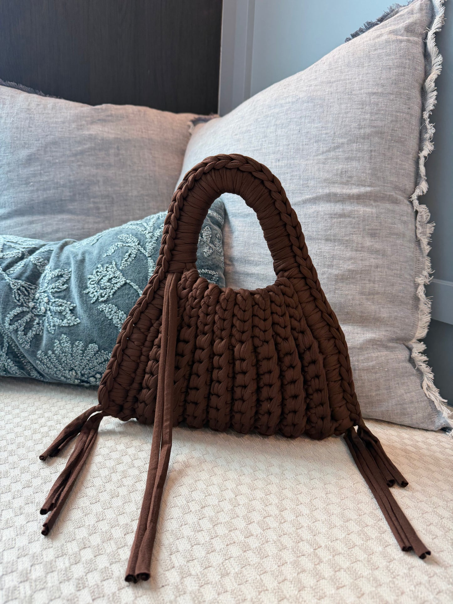 CLEO Handbag - Dark Brown